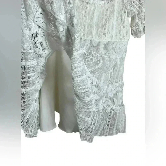 Vintage Disney ivory eyelet girls dress XS - Picture 6 of 11